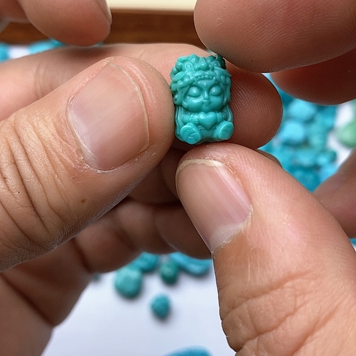 绿松石珠宝奇石未镶嵌