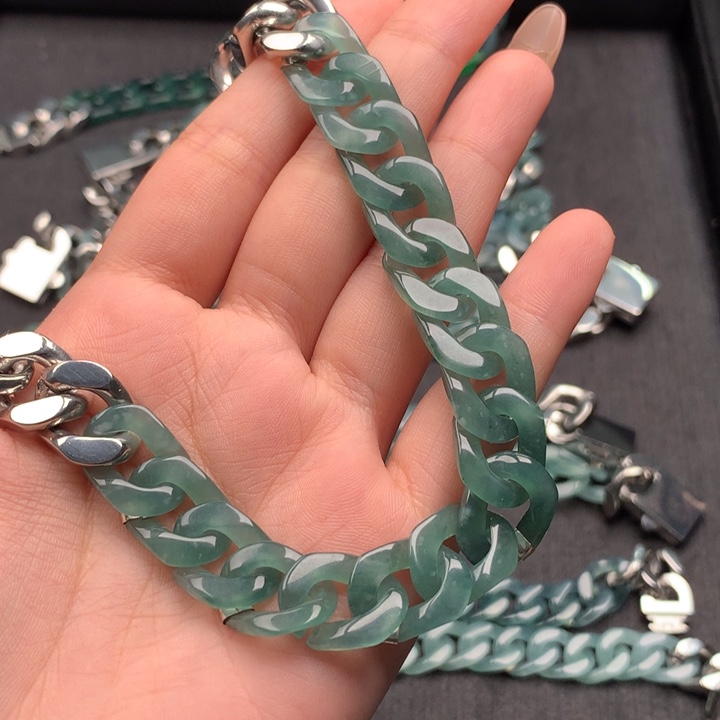 9***.翡翠未镶嵌手链005