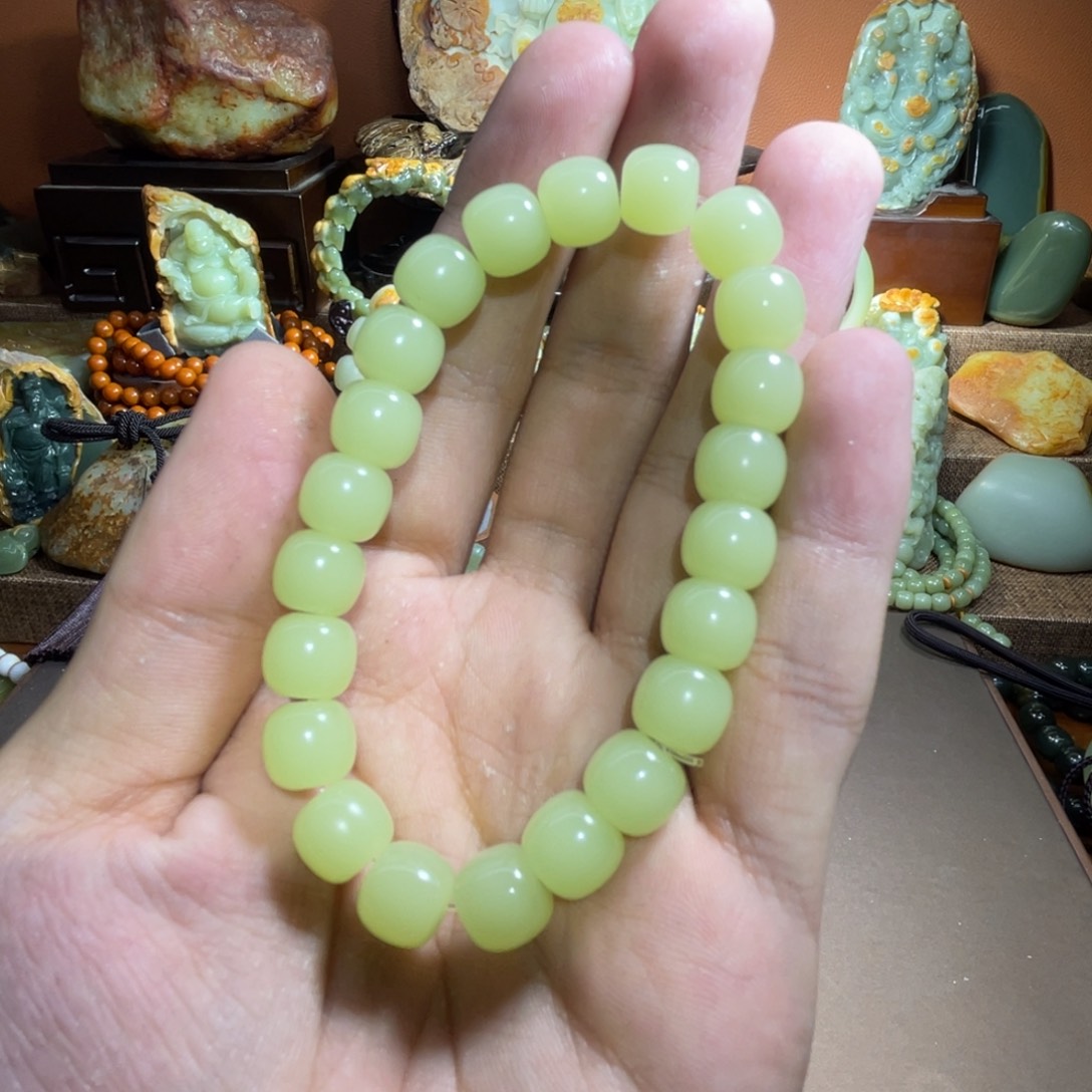 透闪石质玉手链 9✖️10 未镶嵌