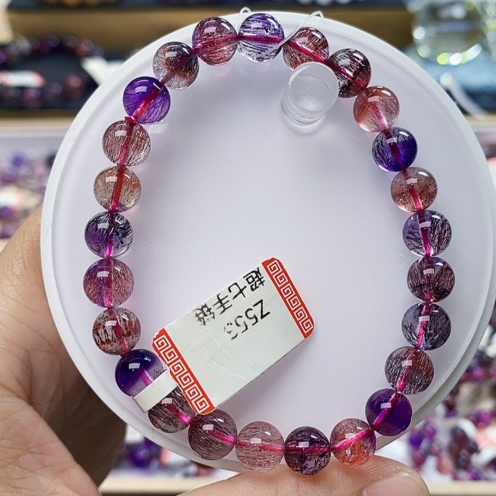 未镶嵌手链水晶8彩超七Z553