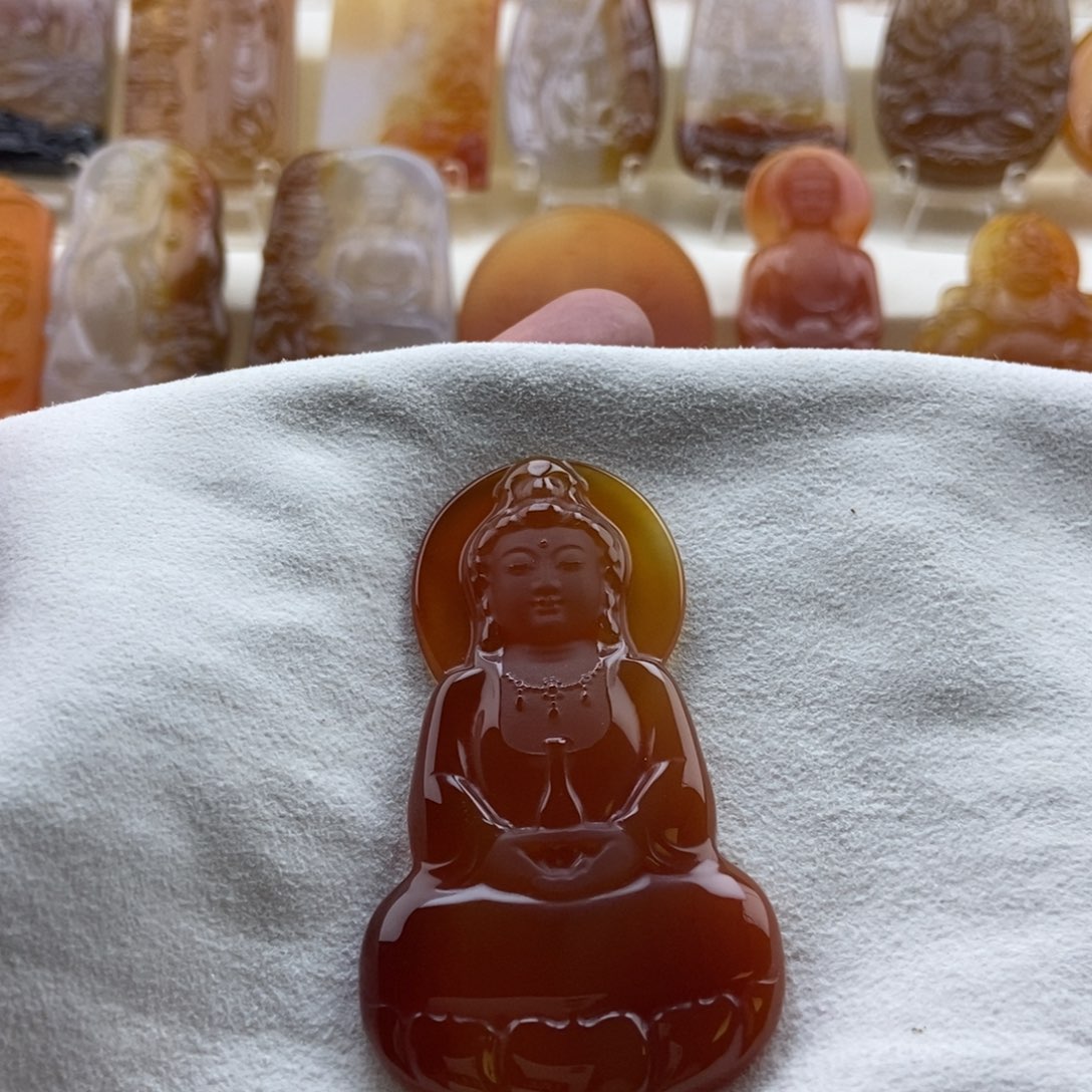 瞌****玛瑙/玉髓未镶嵌吊坠(不含链)