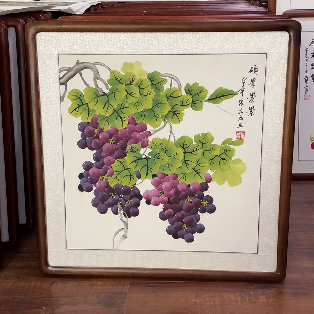 国画带框尺寸63*63厘米