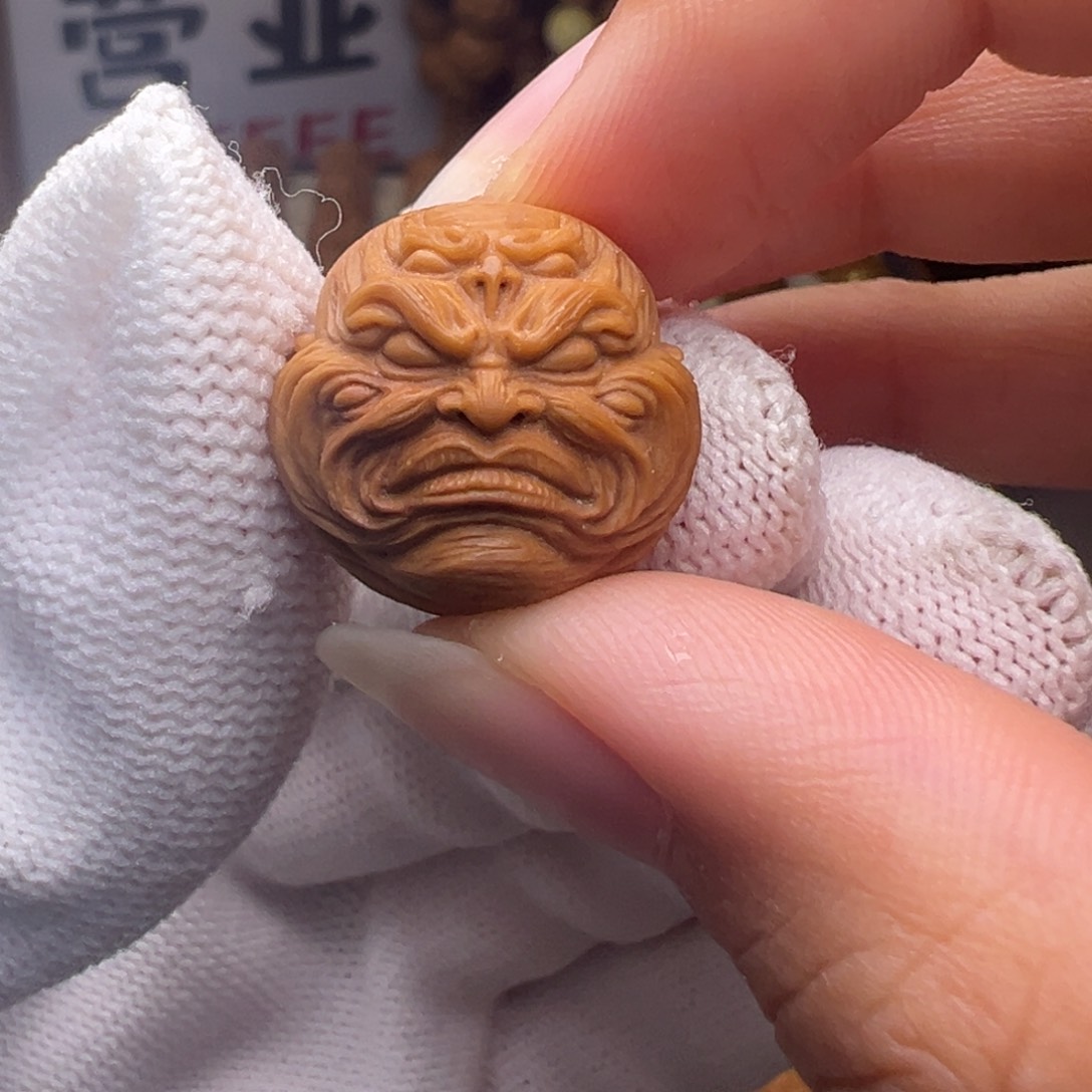 把件猴头核桃精修款多目恶僧全品有正常封口线