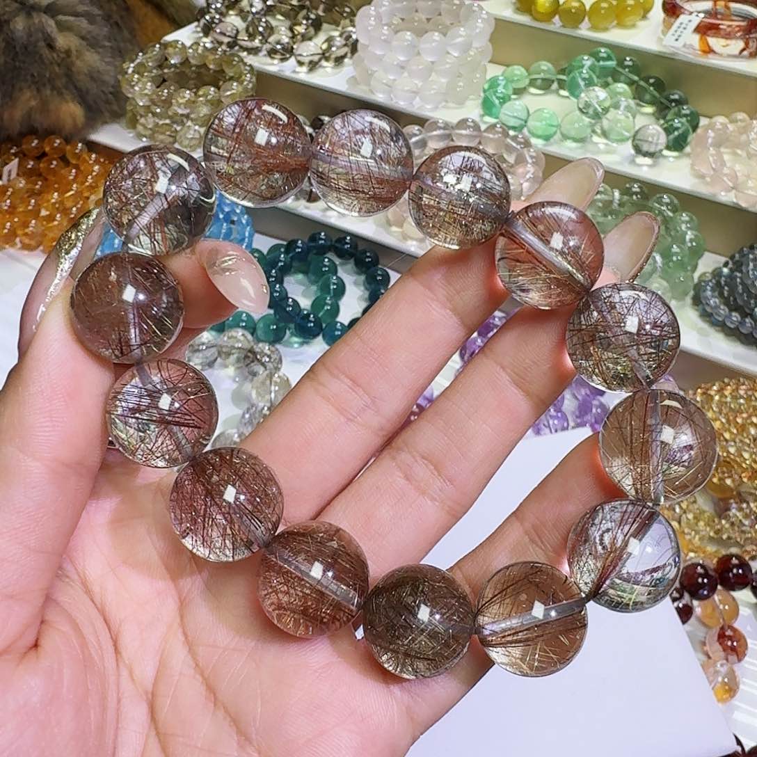 水晶手链未镶嵌l****u银发16