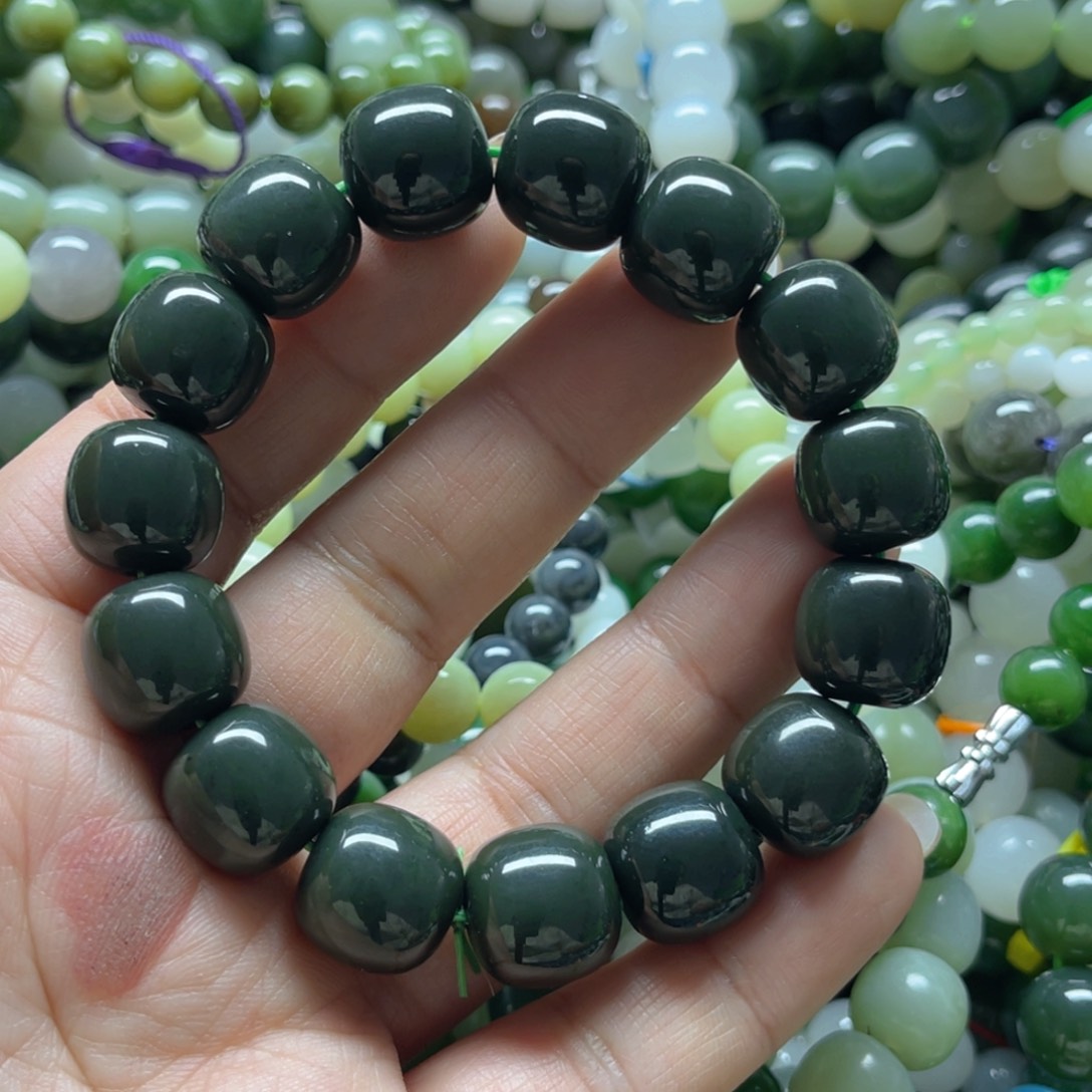 和田玉手链未镶嵌