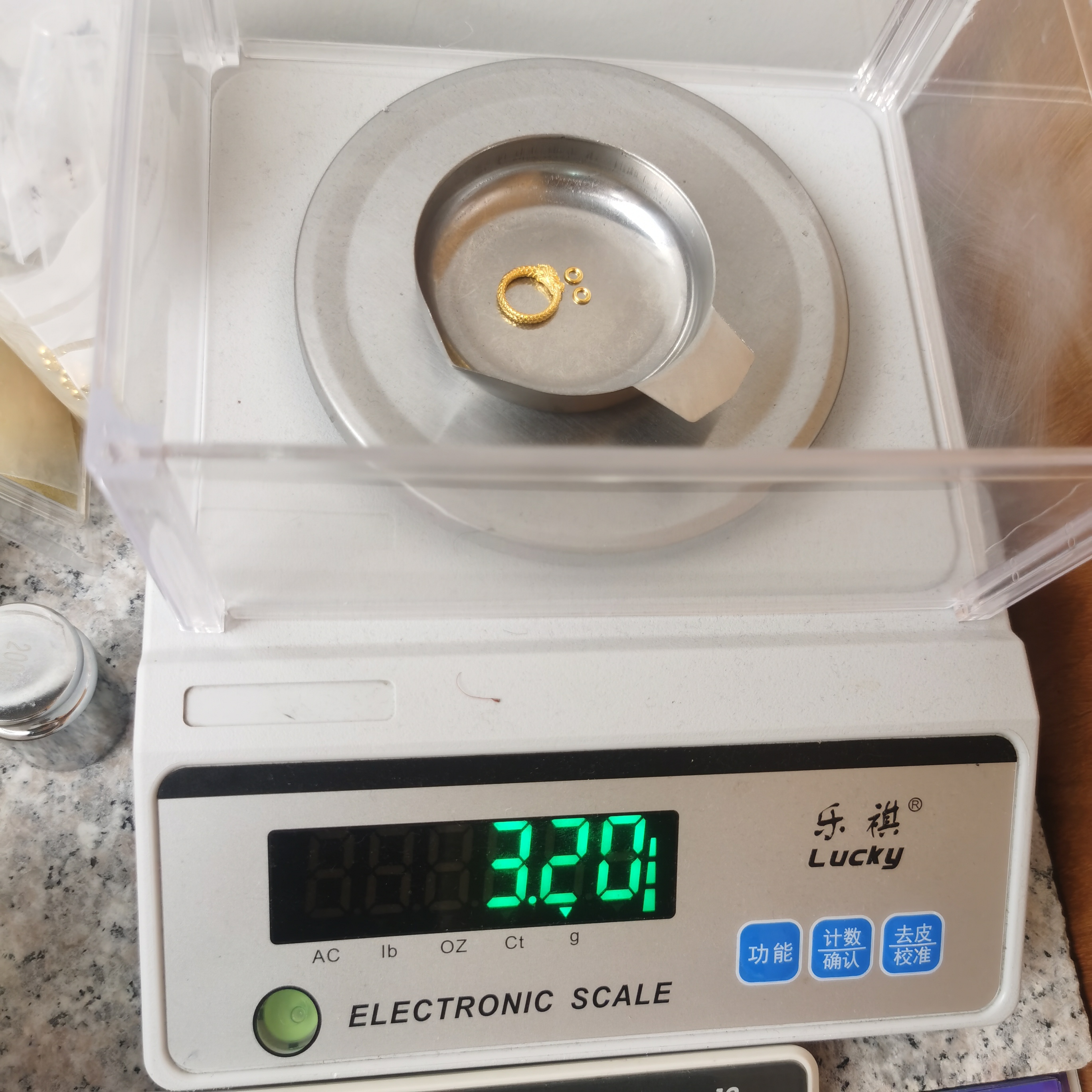 足金黄金文玩配饰
