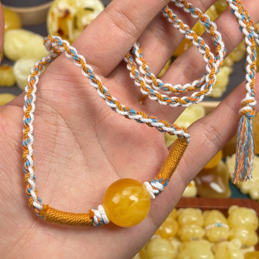 琥珀裸石未镶嵌蜜蜡