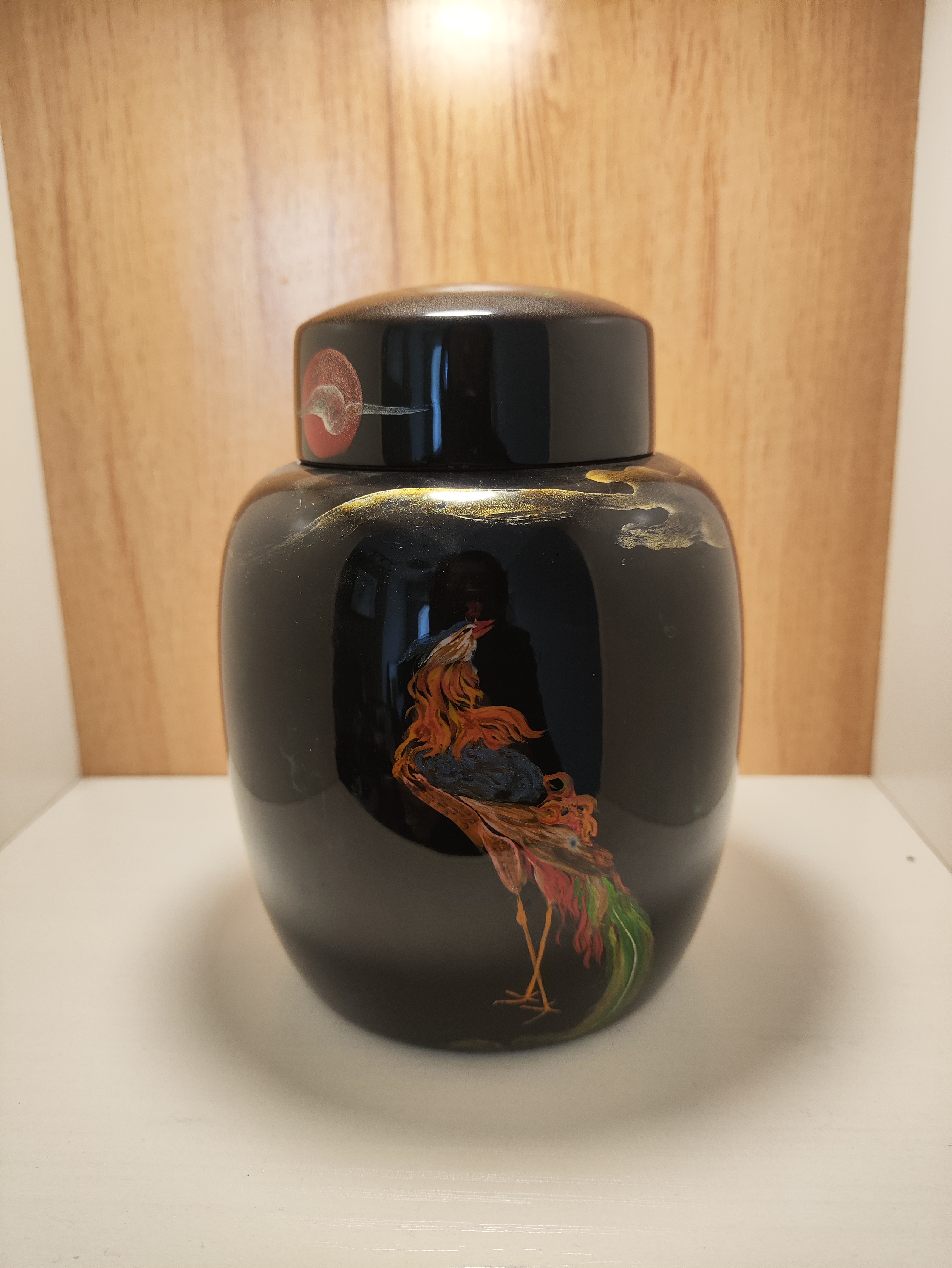 紫砂茶叶罐大漆工艺