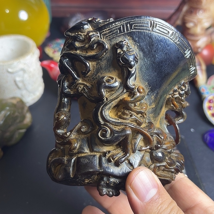 把件白玉菩提一个