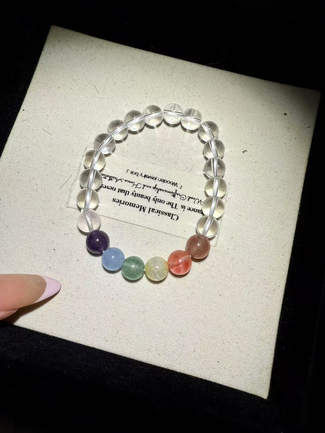 彩虹白水多宝 可爱