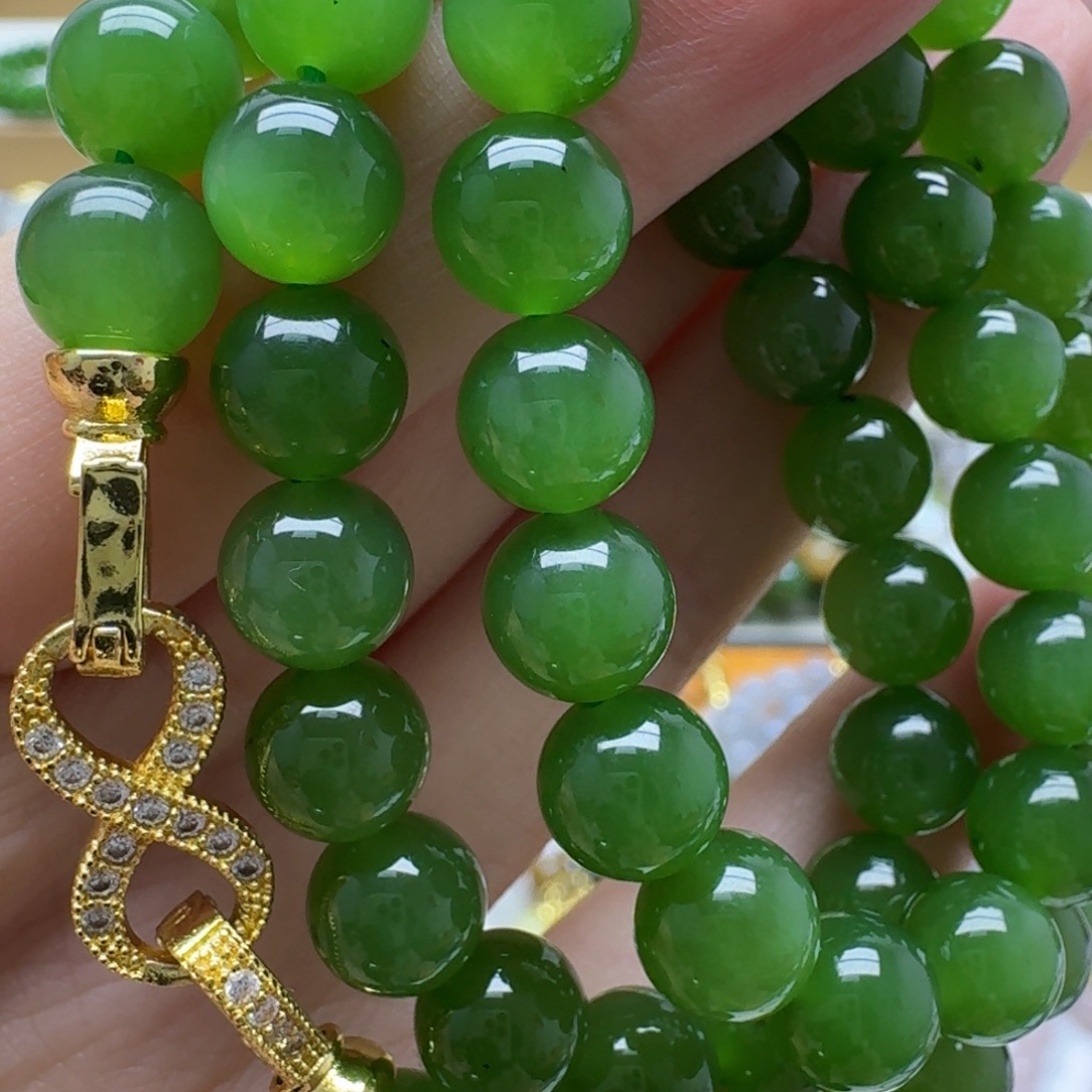 和田玉未镶嵌手链