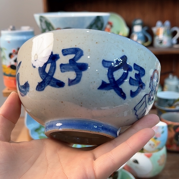 陶景德镇釉下手绘陶瓷 