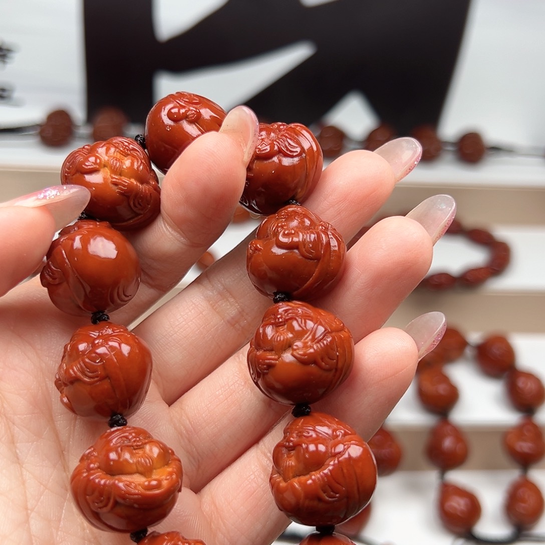 厚***8橄榄核手串财神手串