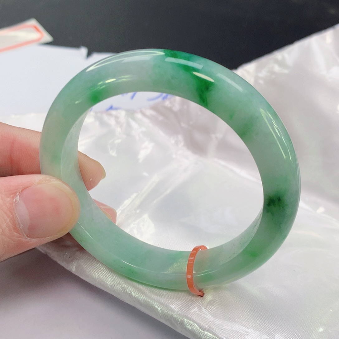 翡翠手镯未镶嵌813缅甸天然翡翠A货