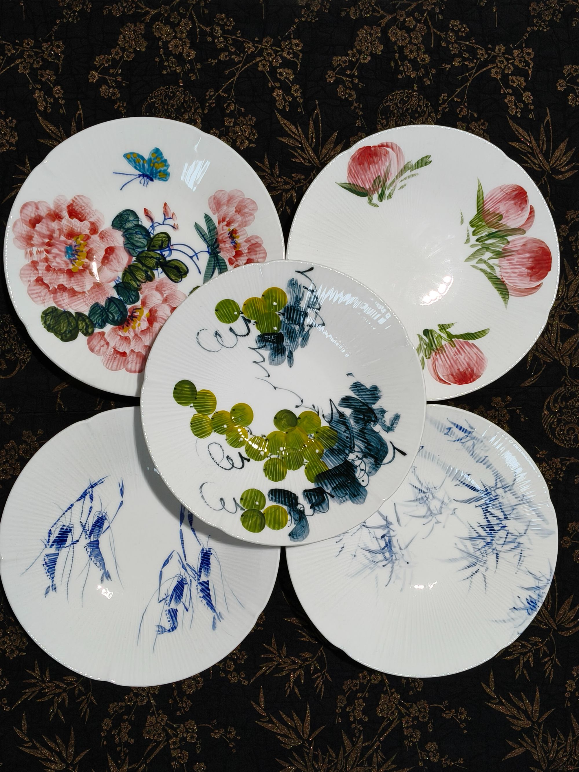 景德镇高温瓷-圆贝盘