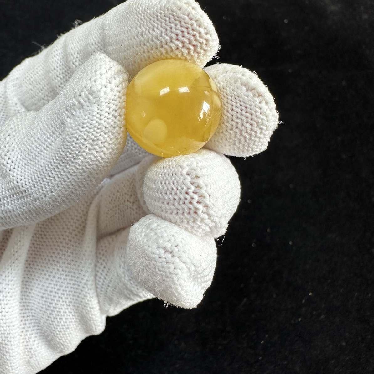 Z4801天然蜜蜡精品虎皮纹圆珠对孔18无优化支持复检