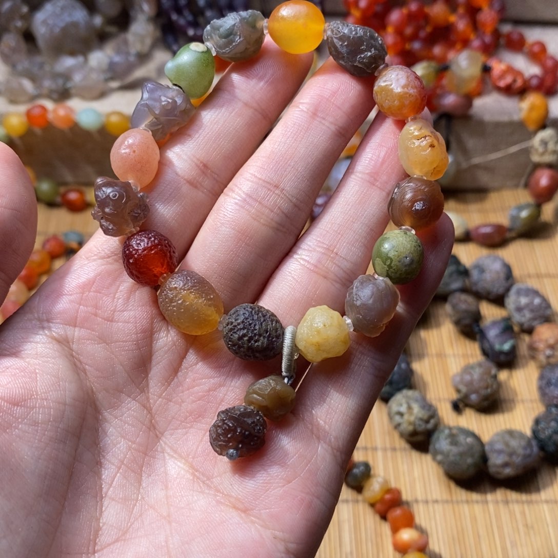 玛瑙/玉髓手链未镶嵌