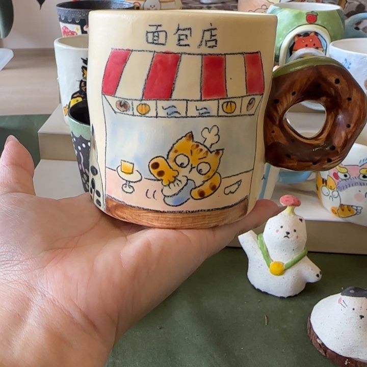 摆件景德镇原创手作陶瓷