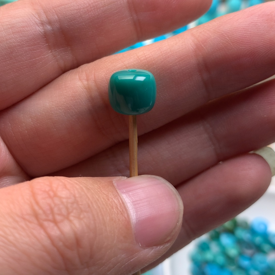 绿松石珠宝半成品未镶嵌