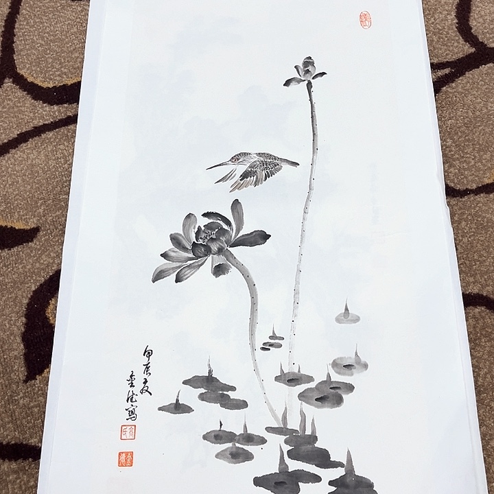 国画四尺四开高金德