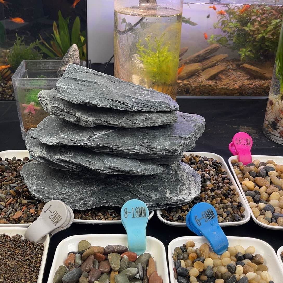 纯天然片岩石造景2