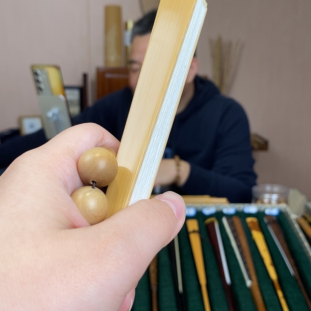 扇子点*老山檀香折扇扇料