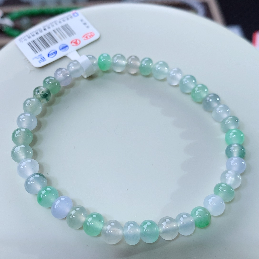 未镶嵌手串翡翠翡翠卡6