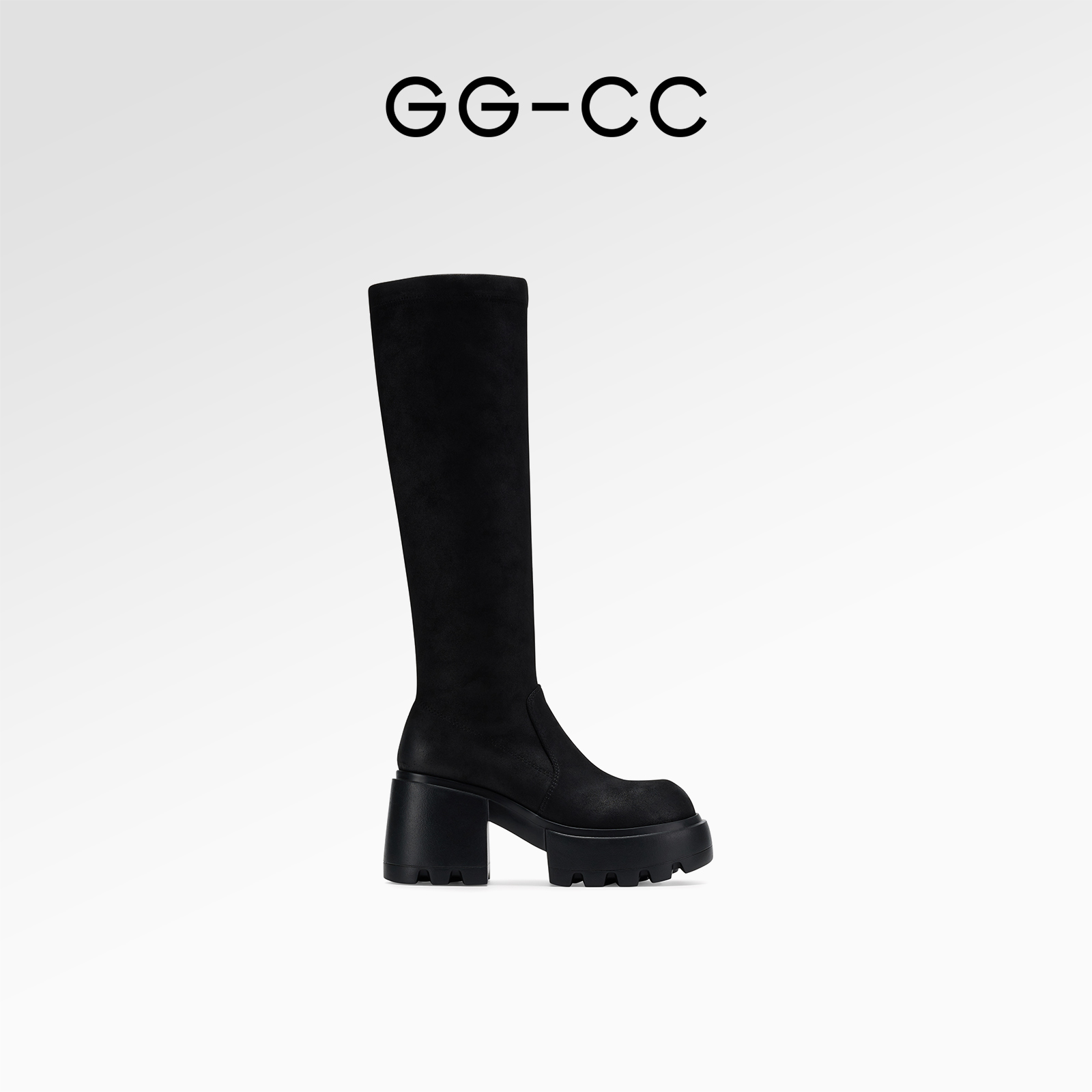 GG-CC【特调美式】2024年冬季新款时尚厚底弹力靴女高筒长靴子1445