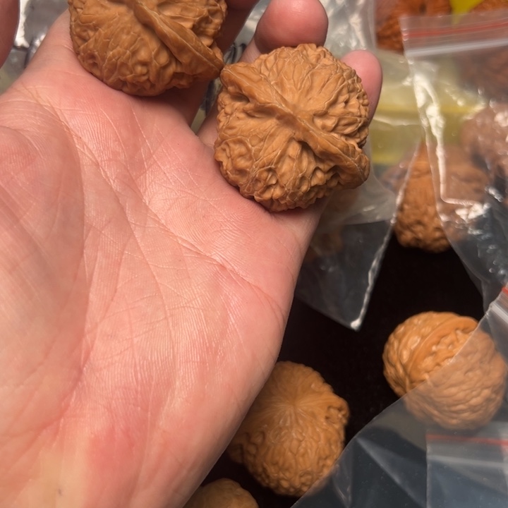 核桃白茬，44已打底，宫灯