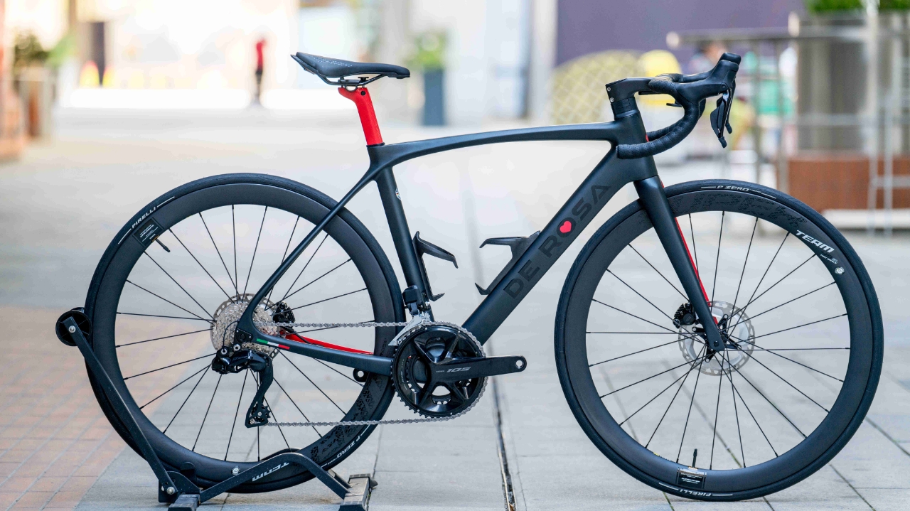 Derosa德罗萨idol全碳电变公路车尺码48适合165-173左右