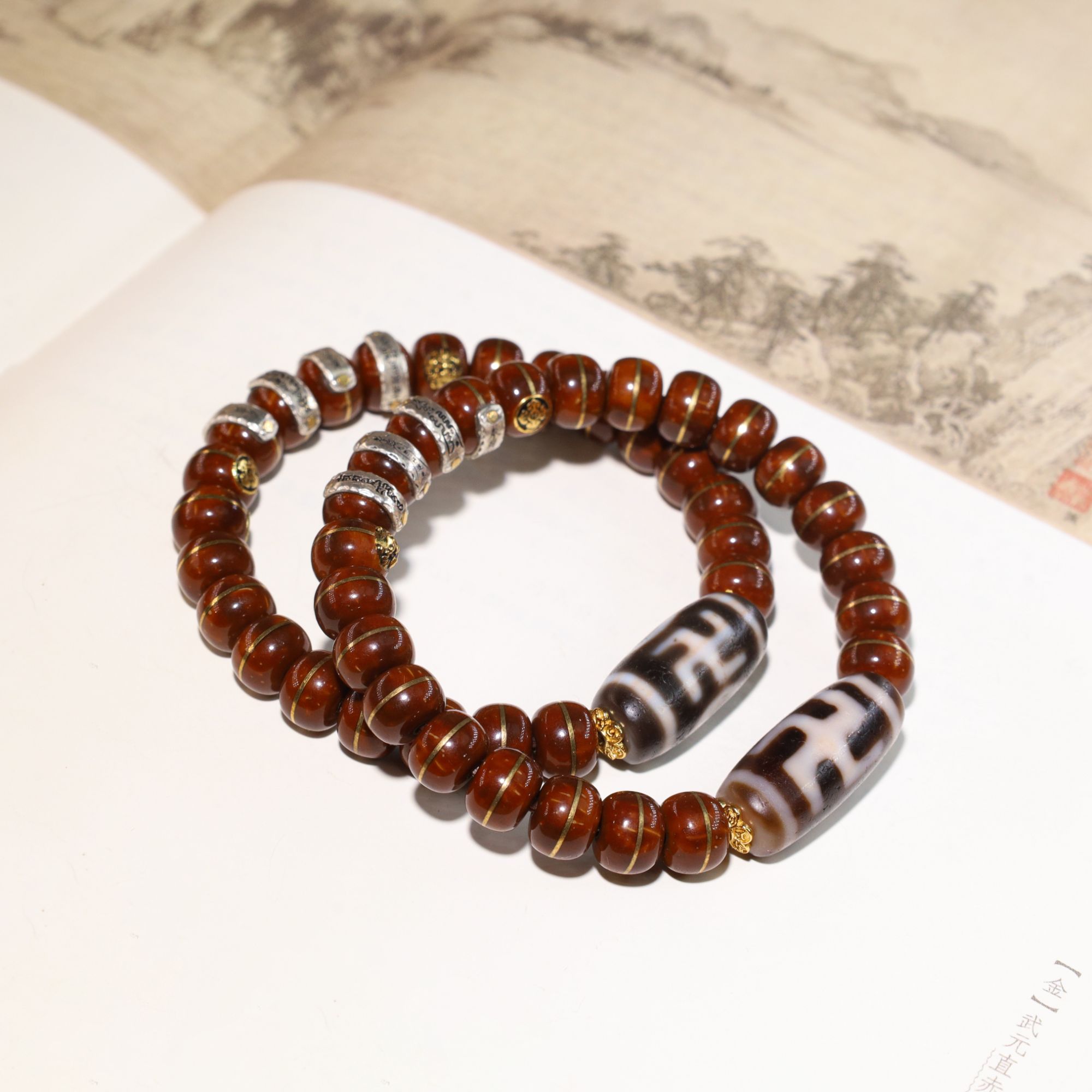 太师紫金鼠万字手串多样性发货