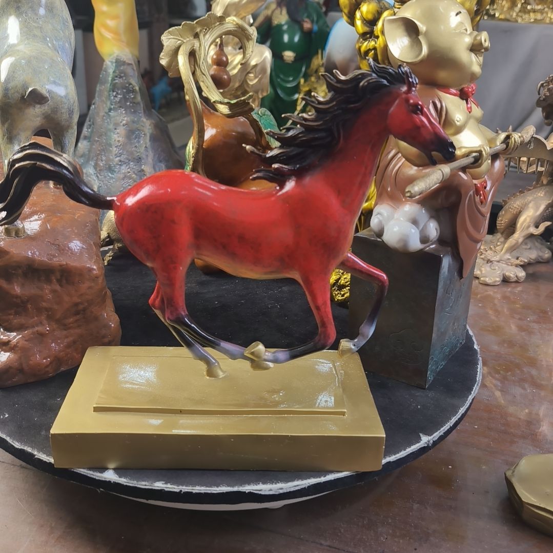 执***纪黄铜铜雕工艺品摆件厂家直销的