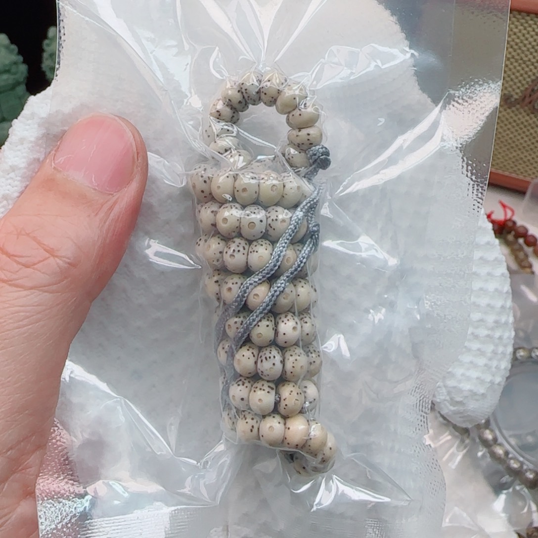 手串星月菩提大留白精工蒜瓣大肠7mm