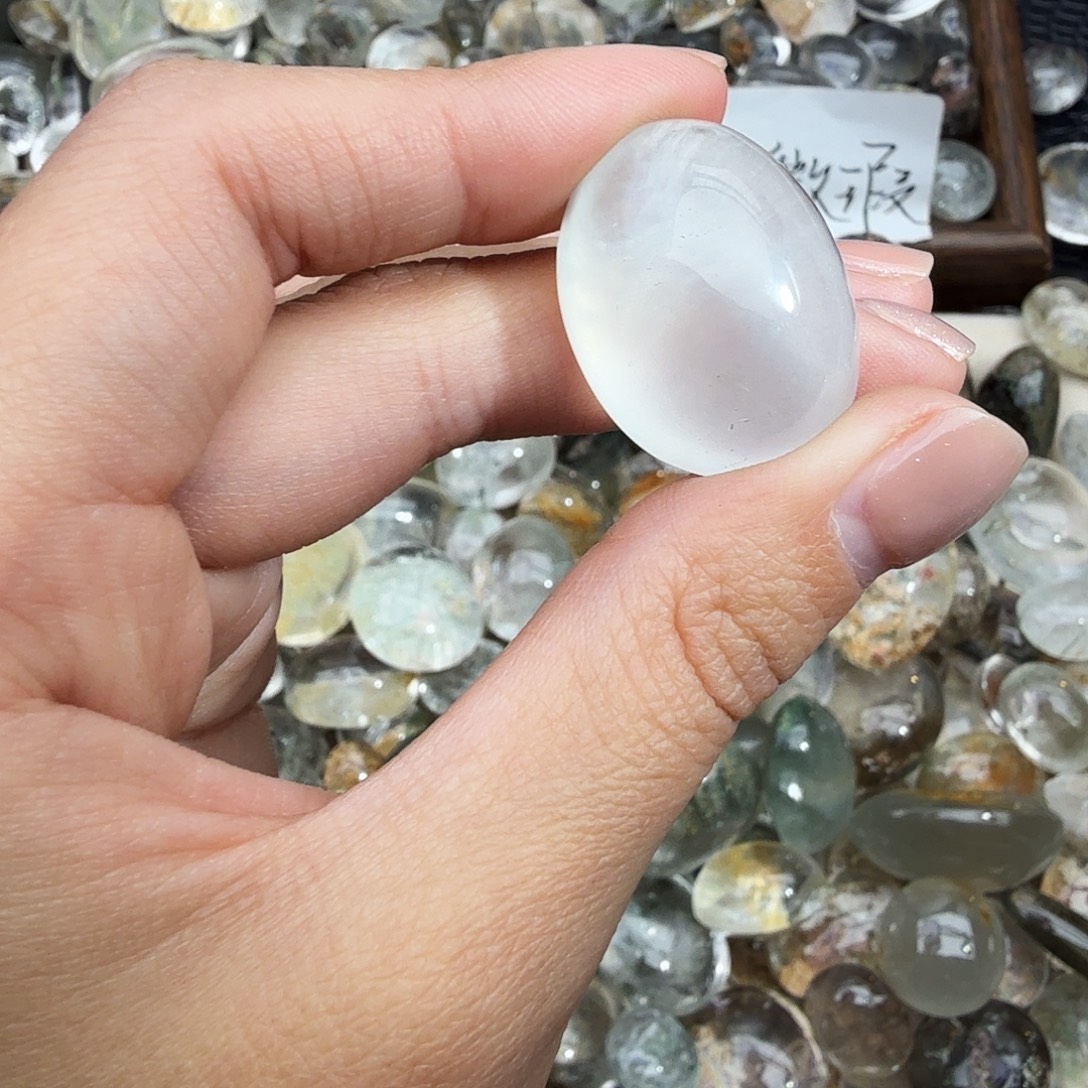 晶***作未镶嵌珠宝半成品水晶