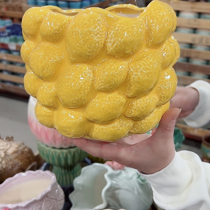 有孔.凑满10元发货多肉陶瓷花盆！