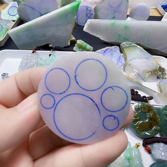 未镶嵌挂件翡翠翡翠