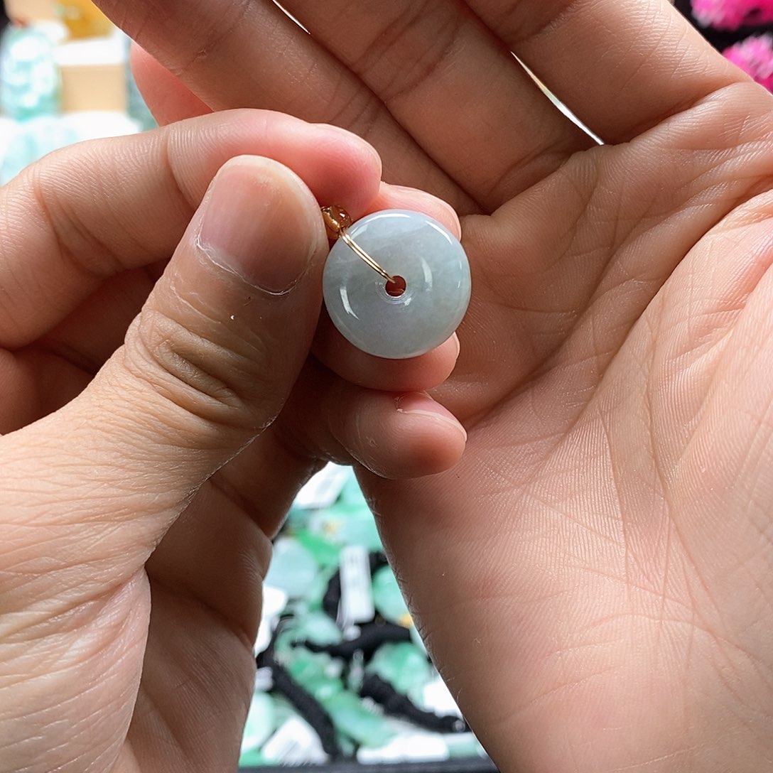 翡翠颈饰未镶嵌13 平安扣 吊坠