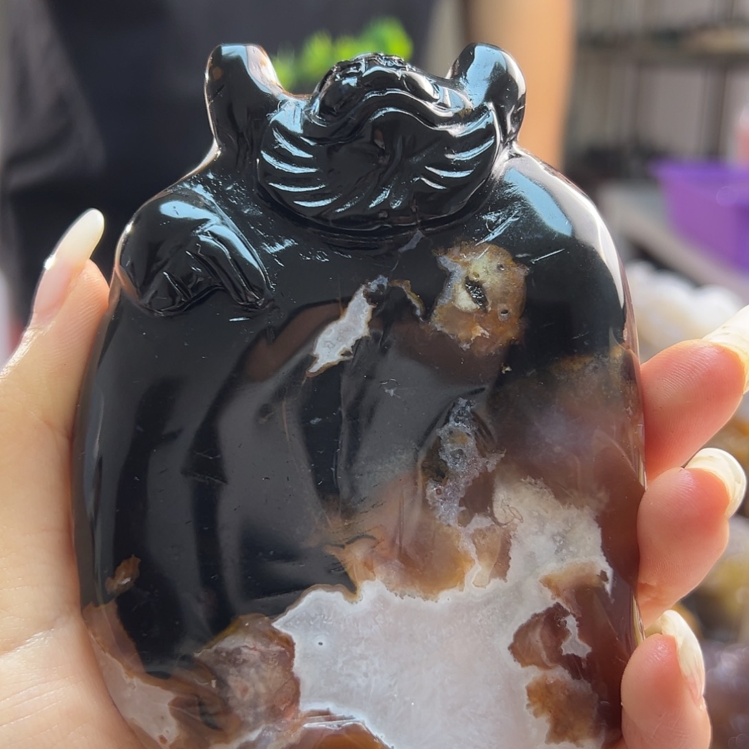 玛瑙/玉髓未镶嵌吊坠(不含链)