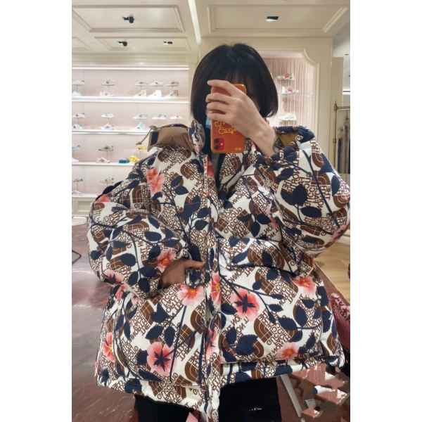 妃鱼/古驰/天鹅绒/羽绒服/95新/马0115