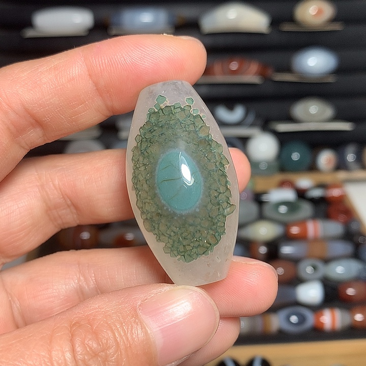 玛瑙/玉髓合金颈饰