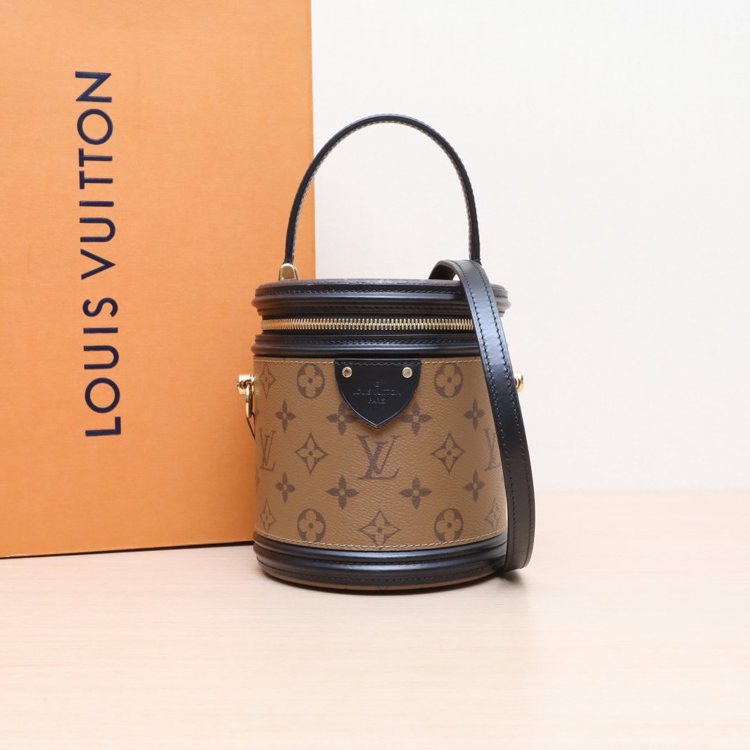 99新 LouisVuitton/路易威登 小花佳珊P205437367 圆桶包 芯片