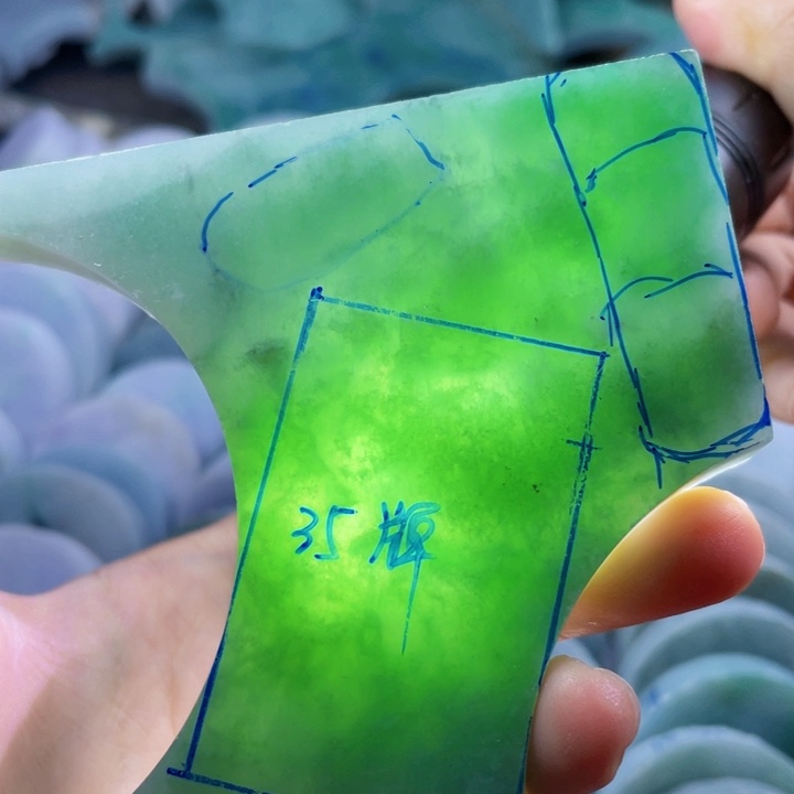 裸石翡翠天然A货翡翠