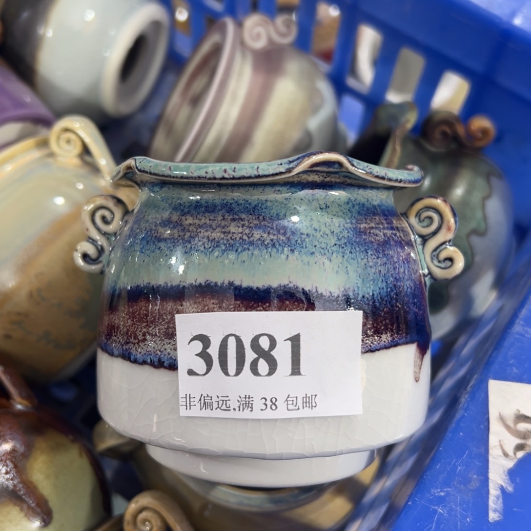 红陶景德镇手工花盆