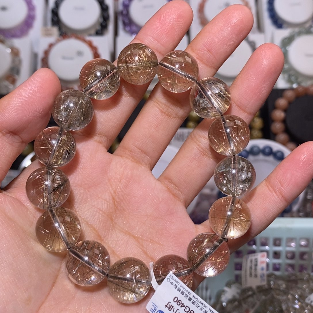 【闪购商品】水晶手串未镶嵌茜*维纳斯14.8mm