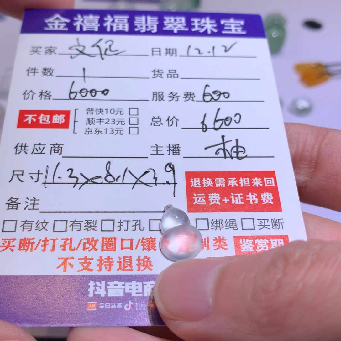 颈饰未镶嵌翡翠文*敏