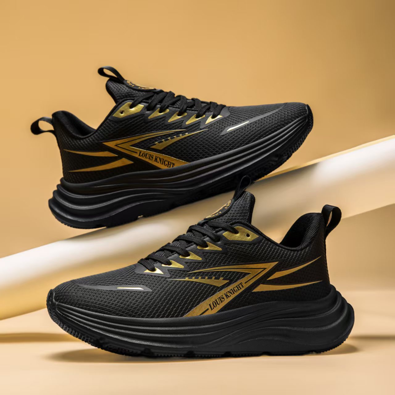 冬款超轻防水减震回弹男女休闲运动跑鞋LY-6678