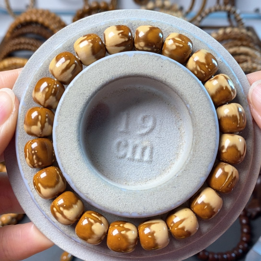 菩提手串/手链紫金鼠半实心花皮老型11