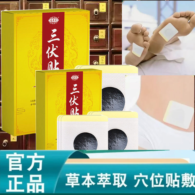 发5盒10盒三伏天伏湿贴艾草草本搭配