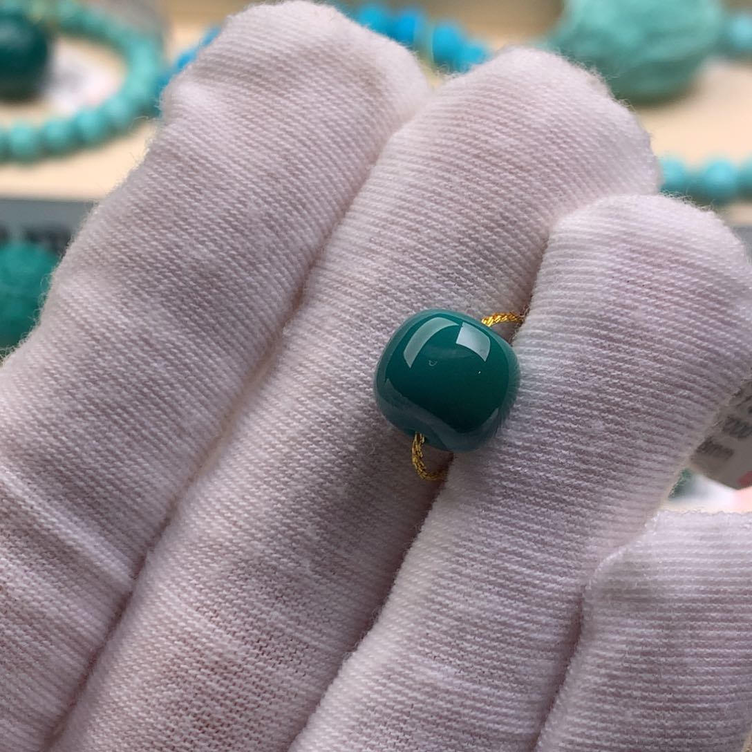 未镶嵌绿松石珠宝奇石9.8