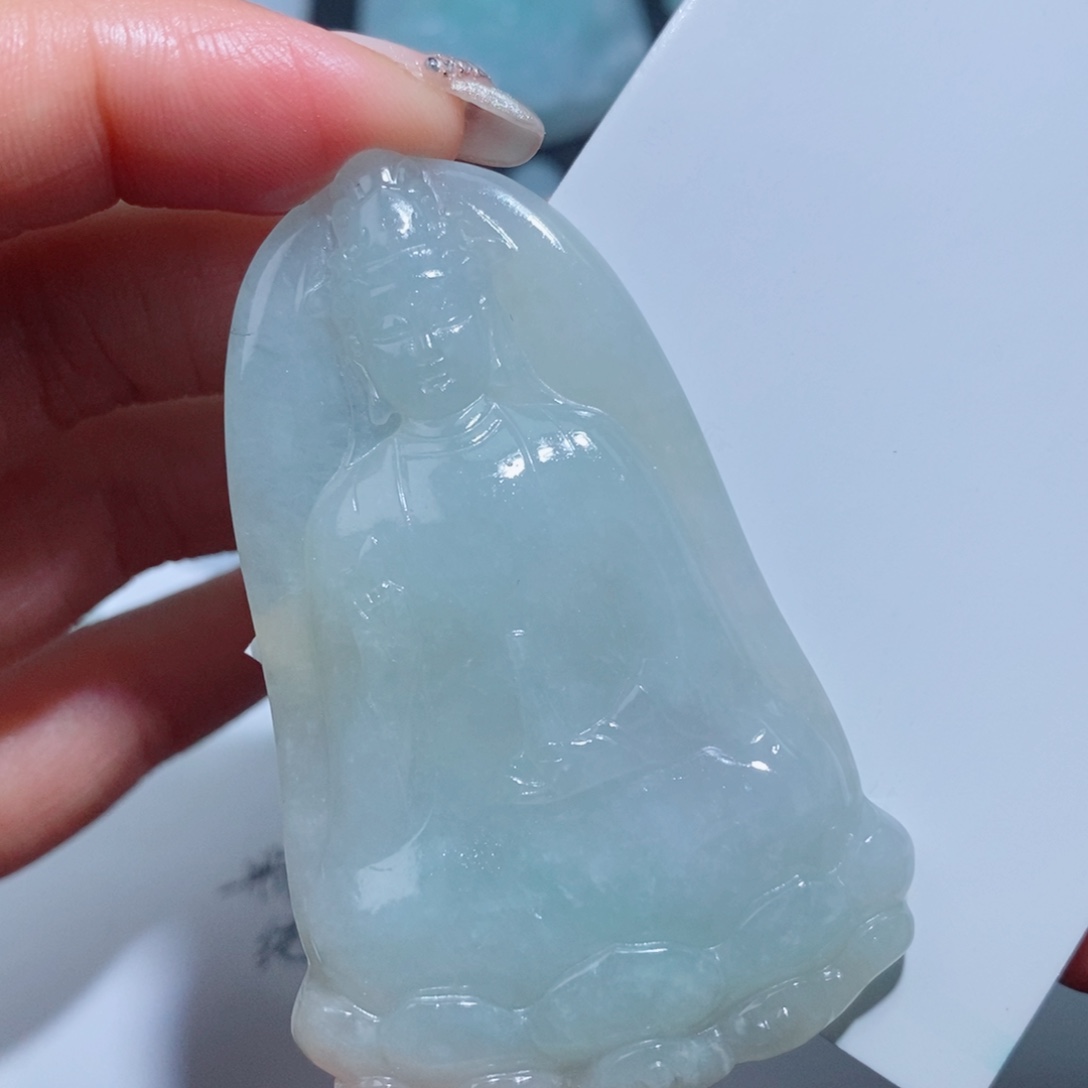 定制翡翠未镶嵌定制吊坠